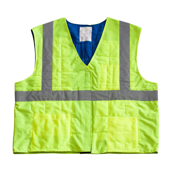 PIP ANSI Hi Vis Class 2 Yellow Cooling Vest 390-EZ202 Front